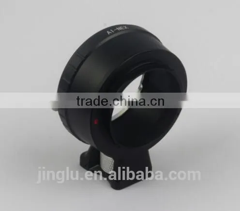New lens adapter with tripod for Nik AI mount lens to NEX body camera