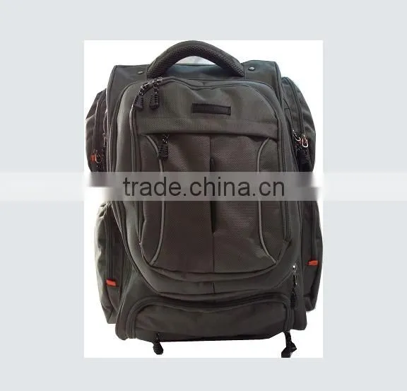 hot stylish magical foldable rolling duffel bag with trolley for business man