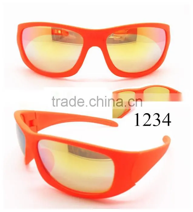 Colorful Custom Plastic Sports Sunglass/Protective Sports Eyewear For Riding