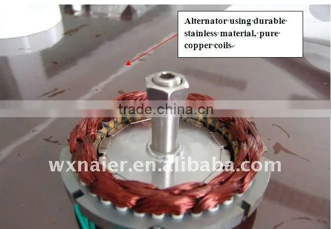 300w 12V ac low rpm permanent magnet generator/ alternator