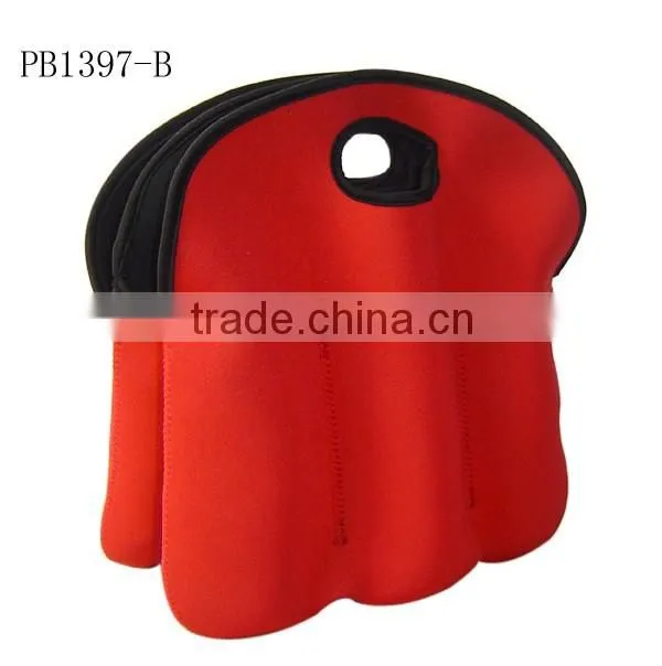 high quality three botle neoprene refrigerated cooler bag