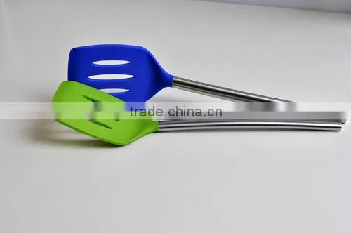 food grade colorful silicone+stain steel Kitchenware ,utensil,tableware