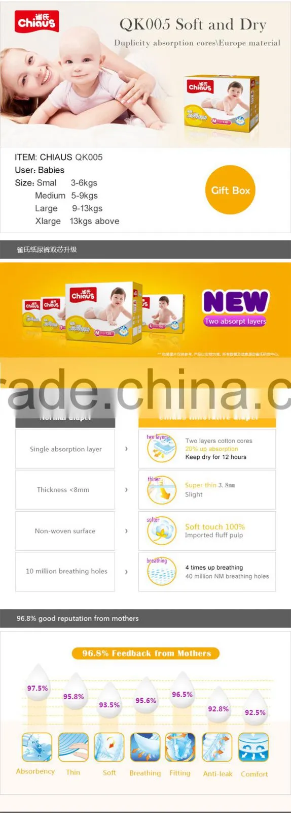 Chiaus breathable baby diapers distributor wanted