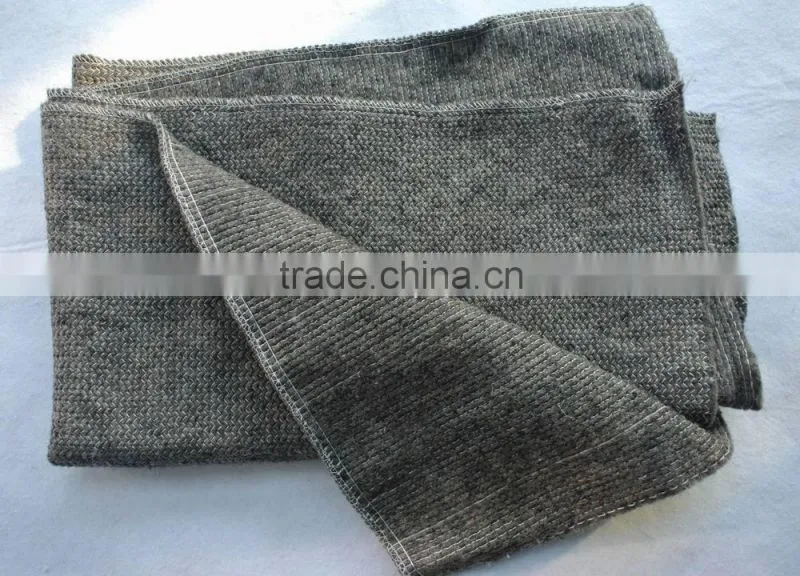 Grey color stitch bonded recycled cotton floor cloth