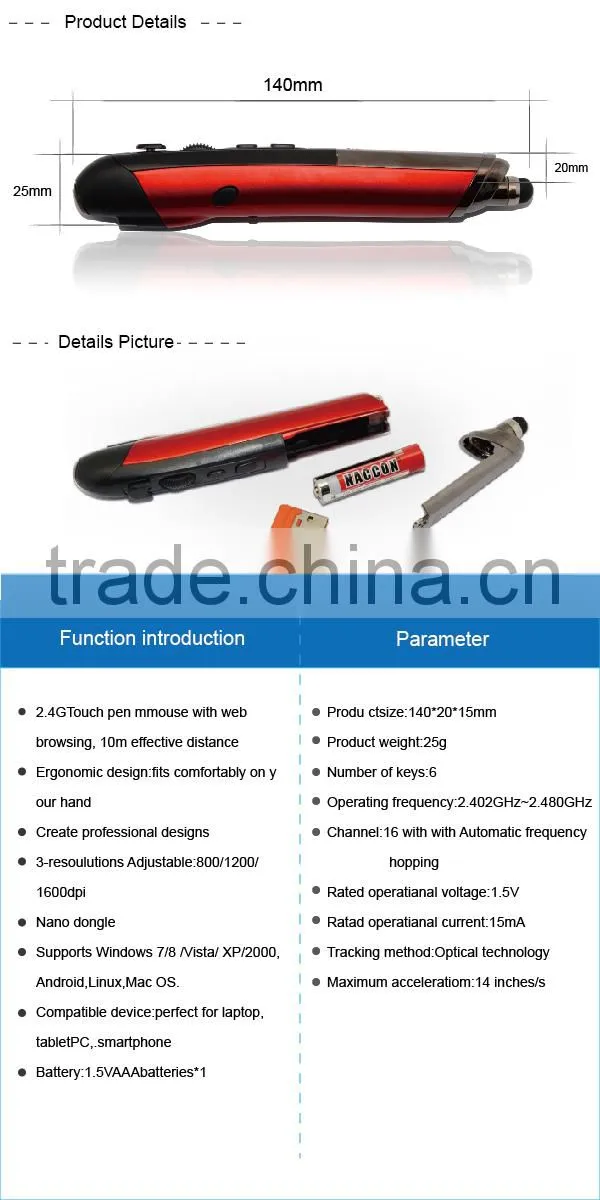 2016 promotional gift custom logo laser pointer projector pen