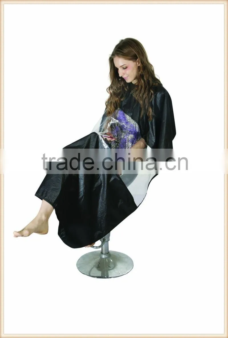 Professional high quality waterproof customized hairdresser capes and aprons