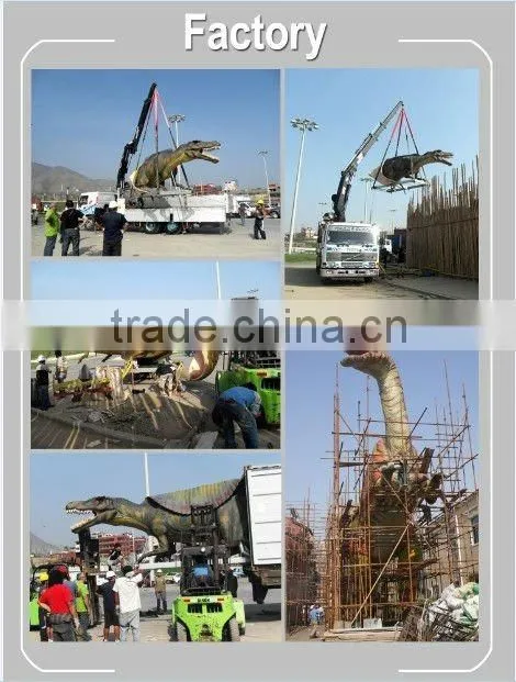 realistic dinosaur model for outdoor playground events