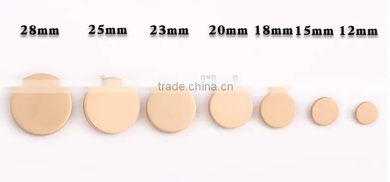 Mirror surface High-end Metal Buttons, men's Big Coats button
