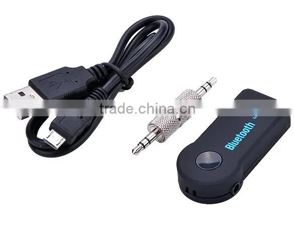 3.5mm Car Home Stereo Audio Bluetooth Hands-free Music Receiver Mic Cable Adapter SV007306