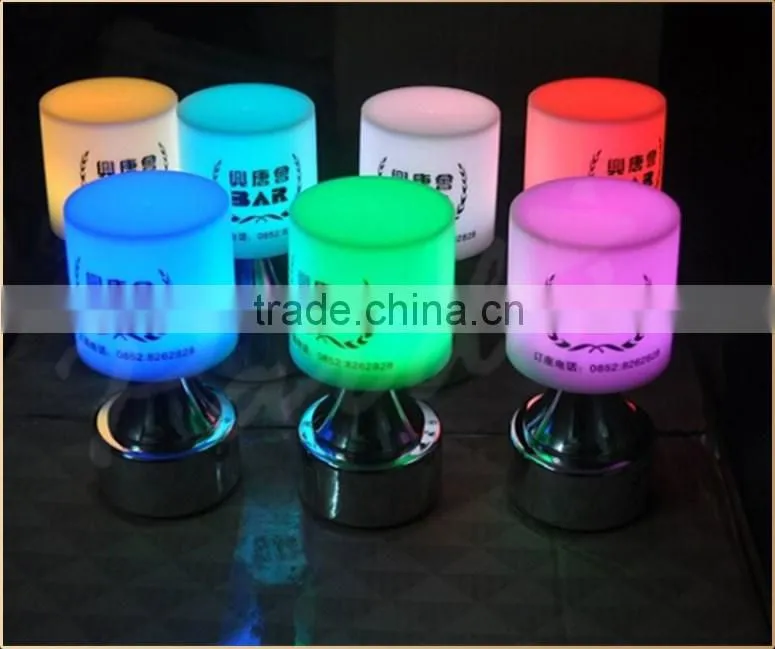 Bar/Nightclub rechargeable battery operated led table lamp
