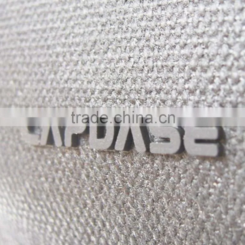 3D leather logo