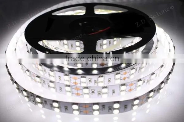 Double Row PCB IP20 120leds/m LED Strip 5050 White Emitting