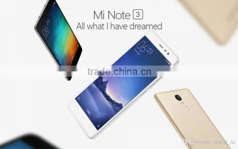 Hot Sale Original Xiaomi Redmi Note3 3GB RAM 32GB ROM 4000mAh google play MIUI 7 Fingerprint ID OEM Smart Phone Mobile Cell ODM