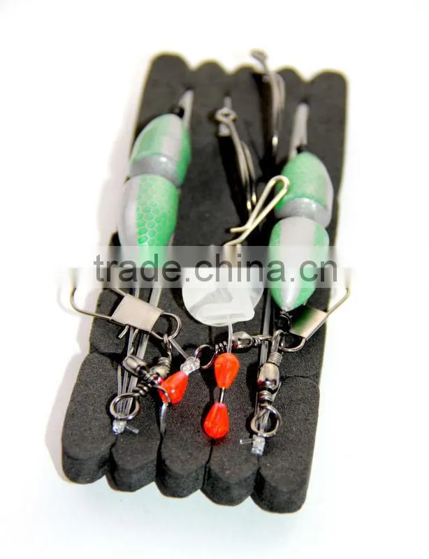 surfcasting rig pulley bullet float rig two trace