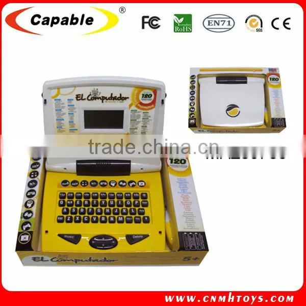 Educational kids desktop computer english learning computer intelligent kids laptop learning machine