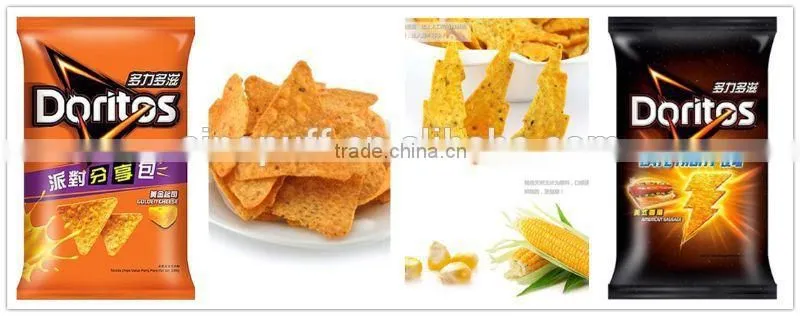 145kg/h capacity corn chips extruder