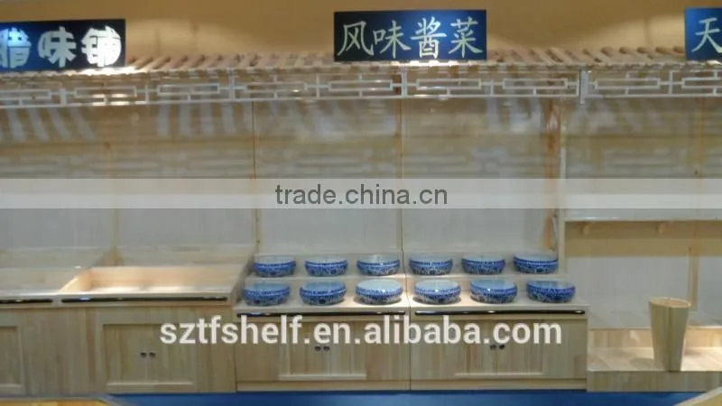 Supermarket shelf Cooked food frame TF-0004 made in Jangsu CHINA