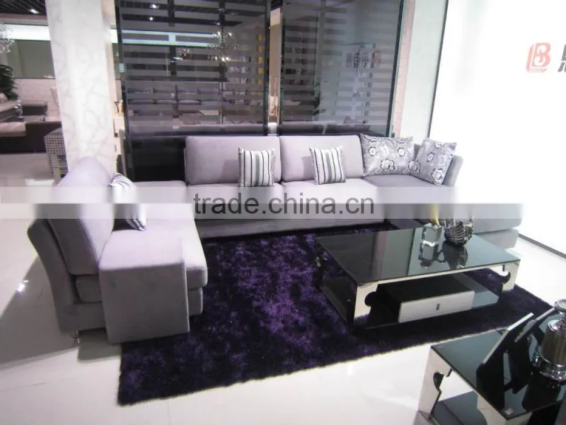 2015 purple upsale divan modular sofa fabric