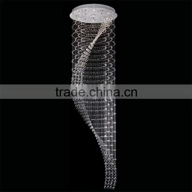 silver decorative hanging crystal pendant lamp from Zhongshan