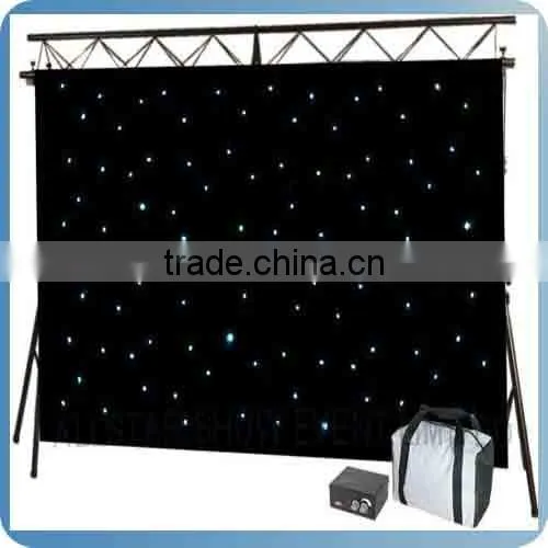 Cheap RK Colorful LED Star Curtain Backdrop For Christmas