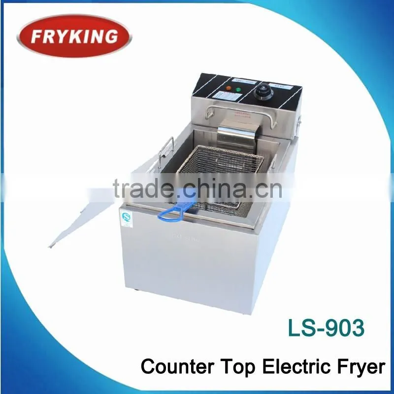 timeproof 2-tanks commercial electric potato fryer