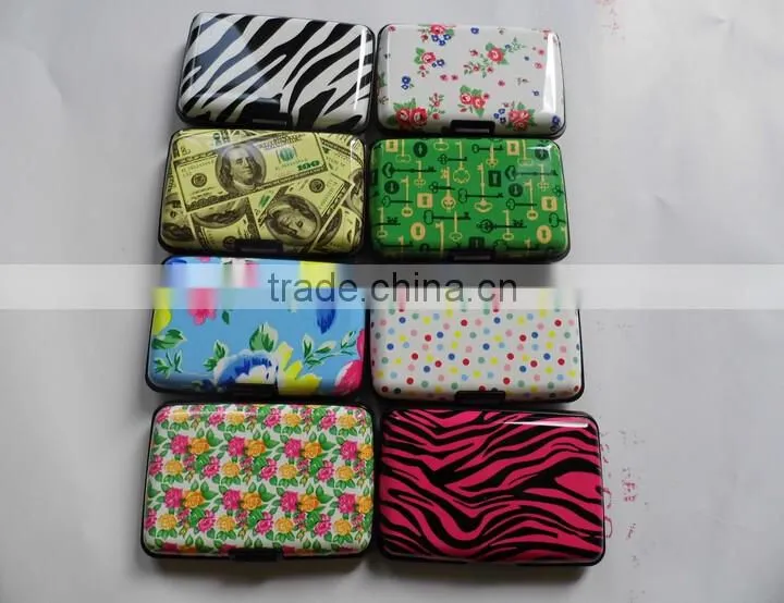 Waterproof Business ID Credit Card Wallet Holder Aluminum Metal Case