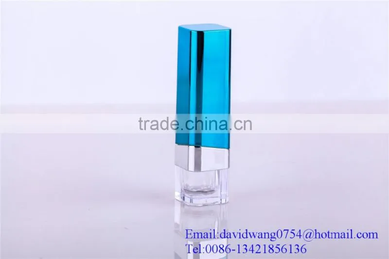 Round Plastic Lipstick case with window-K01
