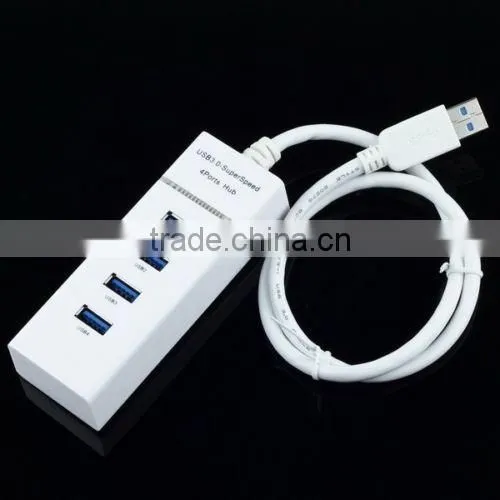 4 Ports USB 3.0 External HUB Adater for PC Laptop Notebook Super Speed 5Gbps