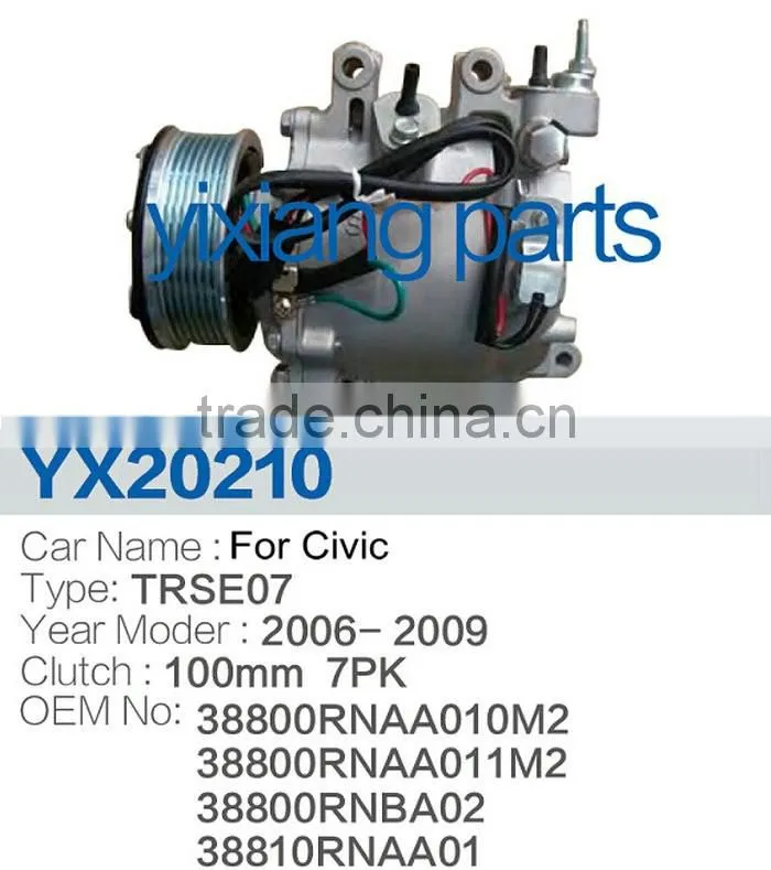 38800RNAA010M2 Automotive DC Air Conditioning Compressor For Civic