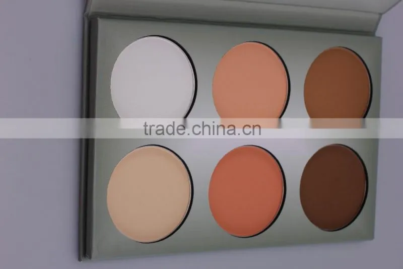 6-color and multicolor Pressed Powder and concealer powder