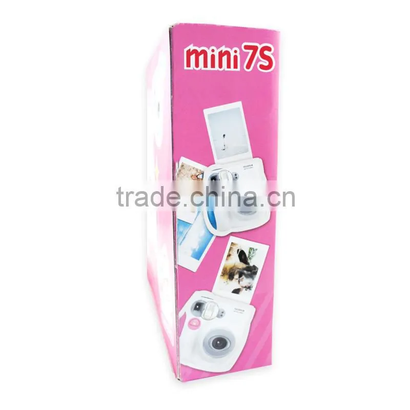 Beautiful Gift Package Fujifilm Instax Mini 7s Instant Film Blue Color Camera
