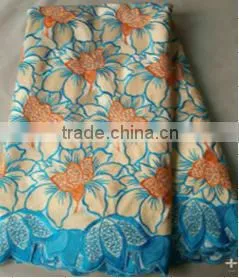 Wholesale african swiss voile lace nigerian cotton lace fabric for women
