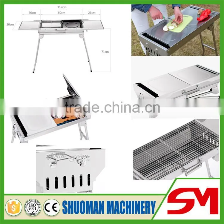 2016 top sale high quality welcomed kebab charcoal grill