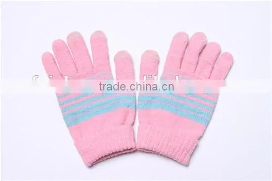 Screen Touch Gloves for Men Women Winter Stripe Gloves Fashion Gloves, 6 colors