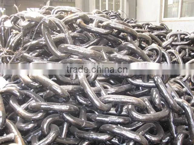 ship marine mooring stud link anchor chain