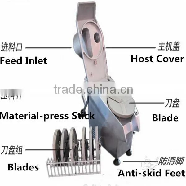 2015 Hot sale automatic vegetable spiral slicer