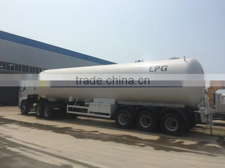liquified natural gas tanker semi trailer LPG truck for sale