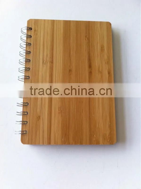 Hot new bamboo cover notebook