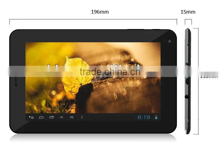 7" Android 4.2 OS Boxchip A13 Android Mid Driver Usb With 2G Phone Call,Two Cameras