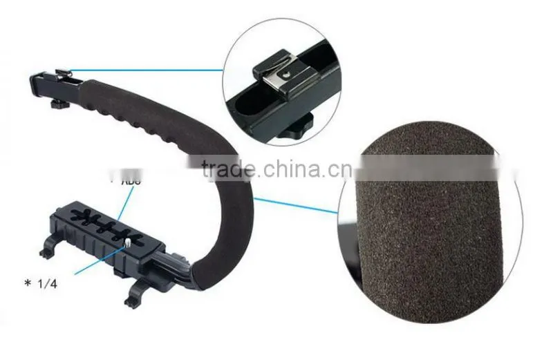 C Bracket Video Handle Stabilizing Stabilizer Grip for DSLR Camera DV Camcorder,Handle X Grip Dvr