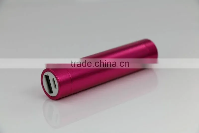 2015 Hot Selling cheap wholesale colorful portable Power bank charger 2600mAh