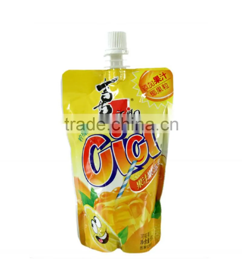 clear spouted pouch