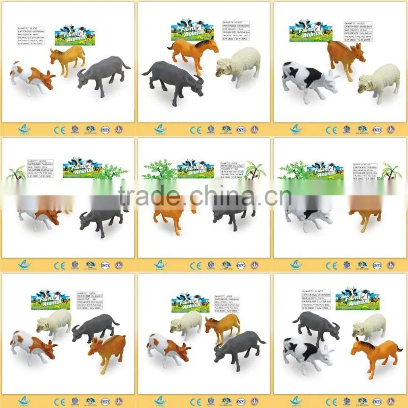 Cute Animal Toys Plastic Toy Horse Farm Set Animal Set
