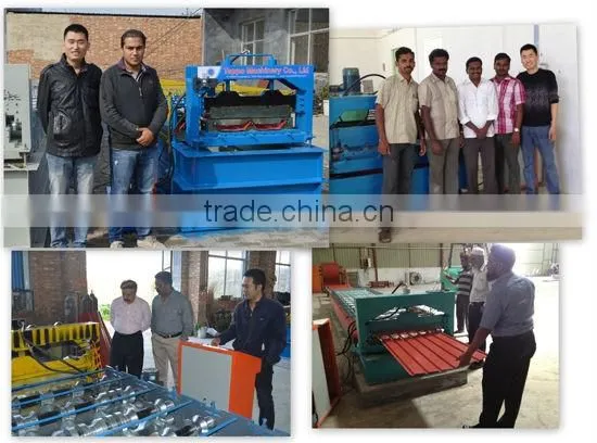 Trapezoidal Metal Wall Panel Roll Forming Machine Production Line