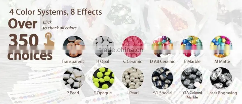 Plastic lead free decorative glass stones fabric rhinestone rhinestone crystal iron on motifs with high quality