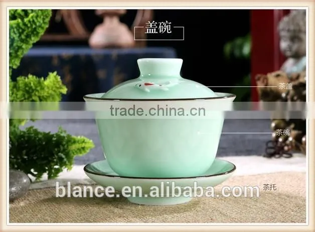 little cup with saucer in fish design