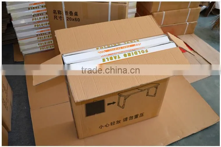 Wholesale MDF Steel Adjustable Folding Portable Small Camping Table