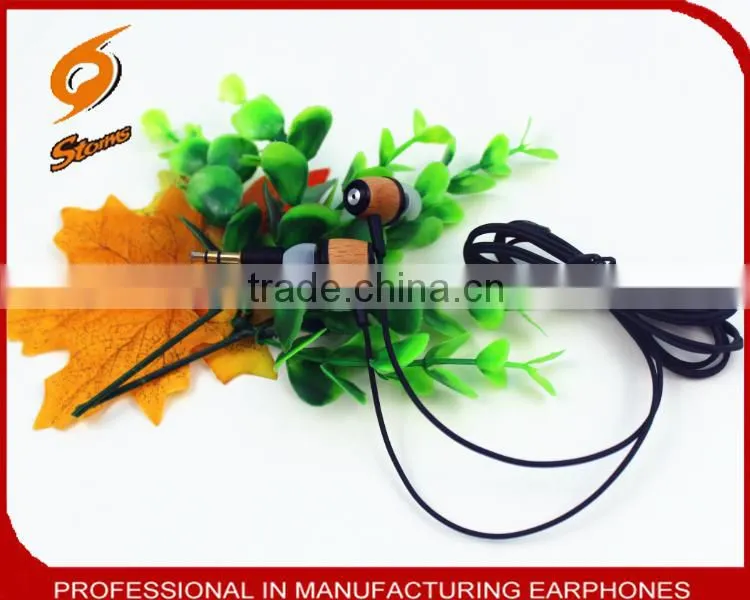 Hot SaleWooden Earphones ,Custom Earphones In Bulk,