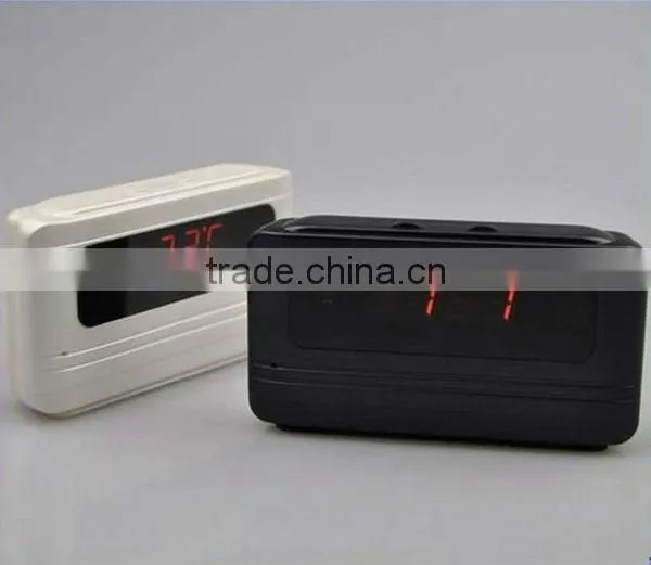 mini Alarm clock camera V6 with motion detection clock hidden camera