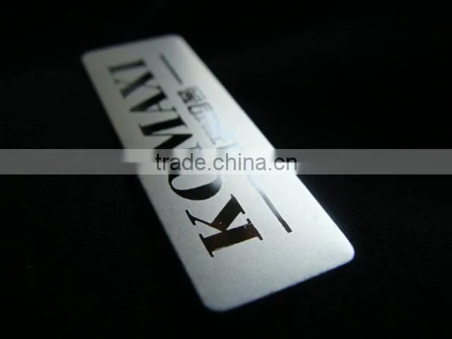 High quality custom nameplate for motorcycle